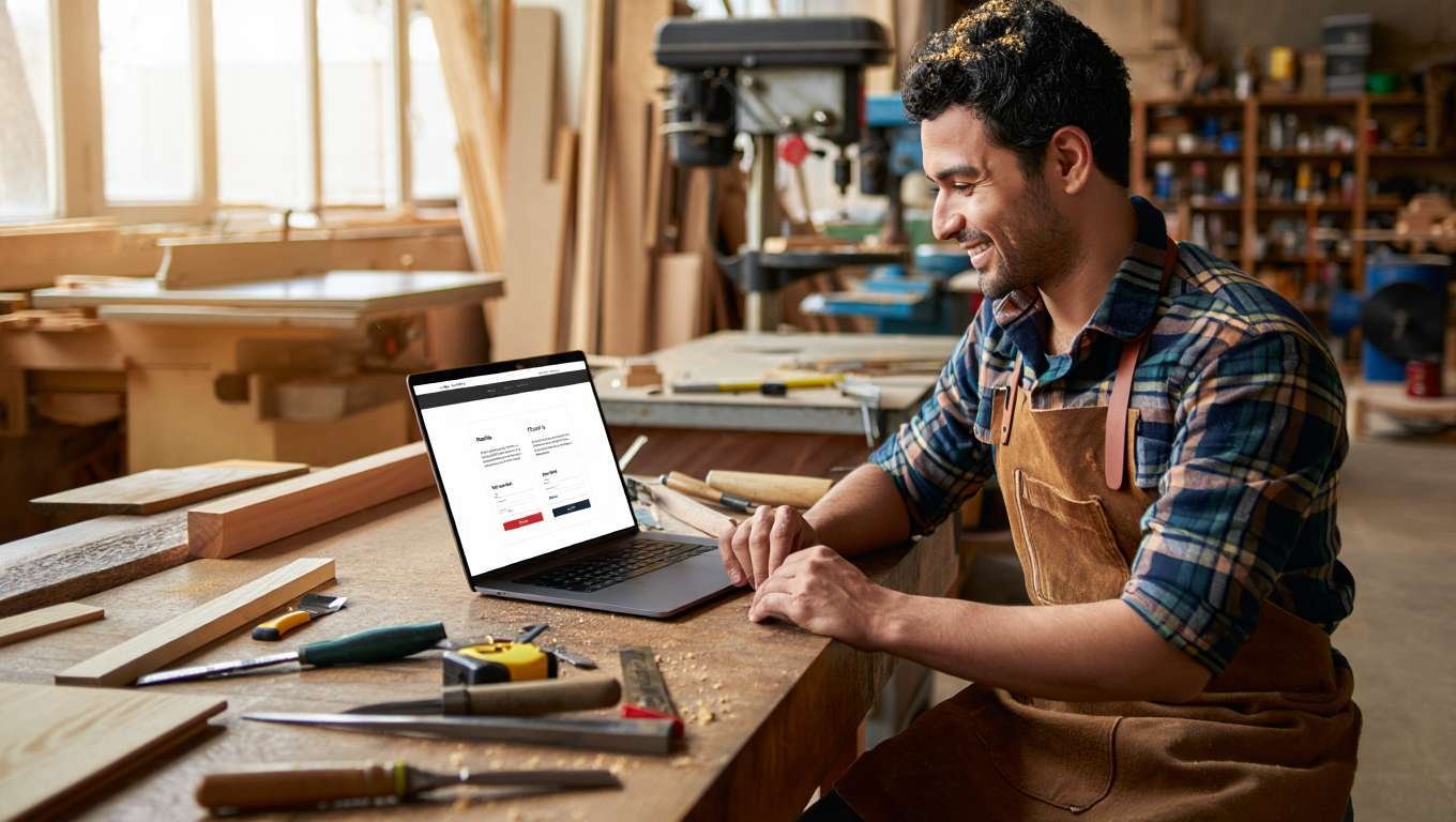 Créer un site internet professionnel pour un artisan